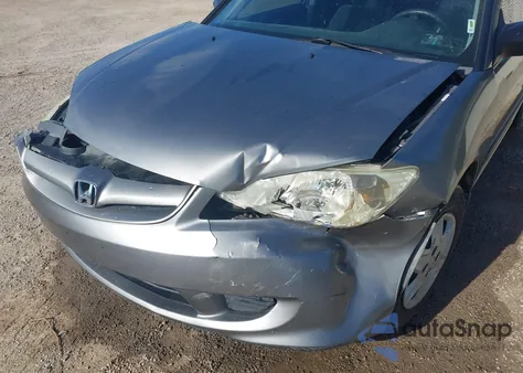 2005 Honda Civic Vp z USA, uszkodzony, nr VIN 2HGES16385H561588